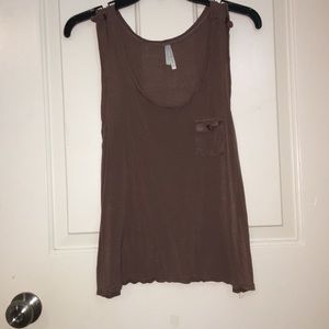 Brown tank top